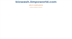 Desktop Screenshot of biowash.limpoworld.com