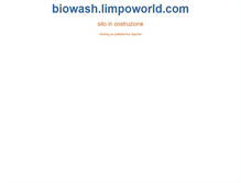 Tablet Screenshot of biowash.limpoworld.com